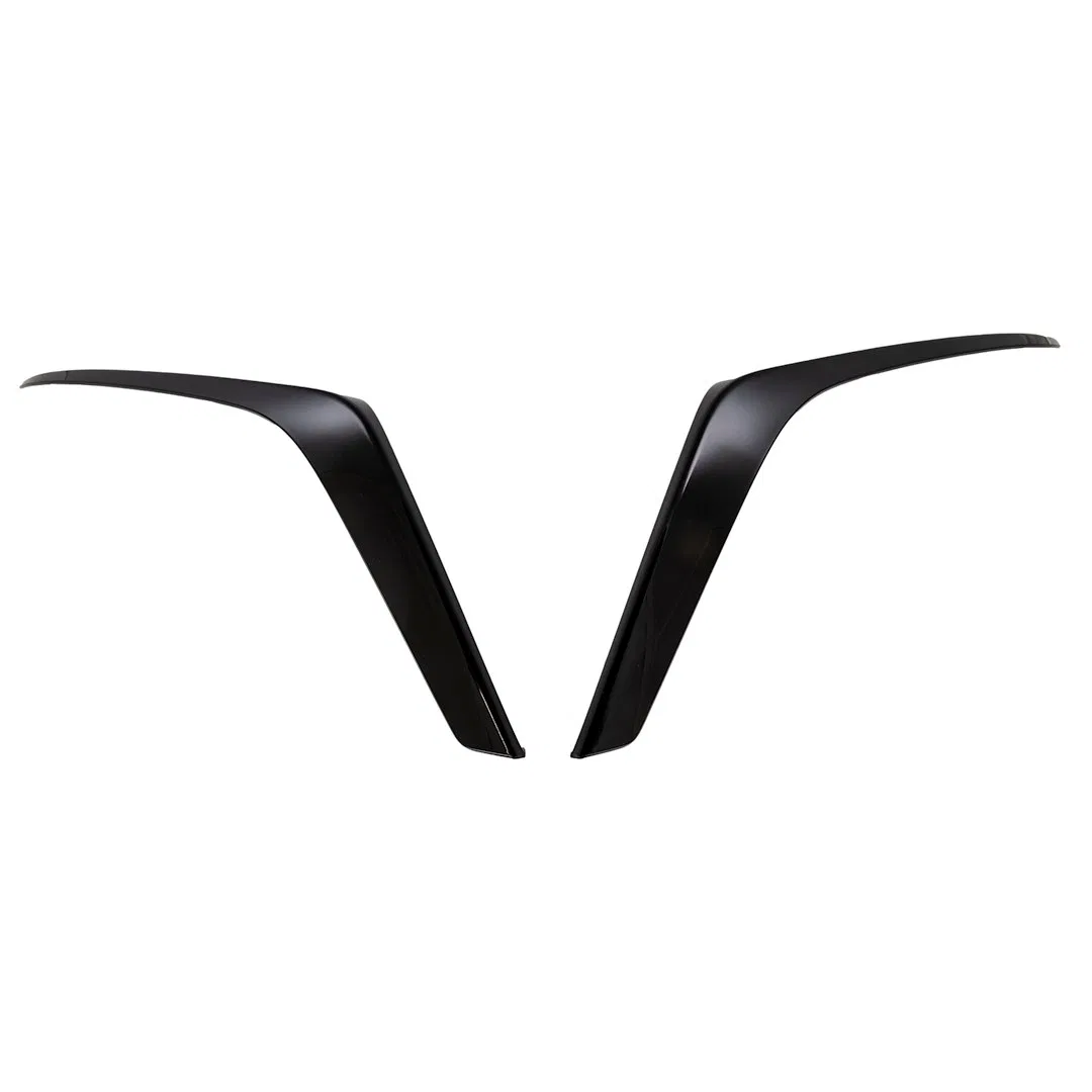 GI207BLK – COAST2COAST Grille Insert, Overlay Bar Style 2 Piece Painted Gloss Black ABS Plastic